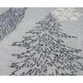 Produktbild: texpot Tischdecke Tischwäsche Stickerei Elch Winter Weihnachten (1-tlg) grau quadratisch | 110 cm x 110 cm