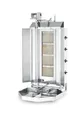 Produktbild: HENDI Dönergrill, Gyrosgrill, Vertikalgrill, Drehgrill, 4 Brenner, bis zu 80kg, geeignet für Erdgas, Umbausatz für Propangas enthalten, 230V, 470x550x(H)1150mm, Edelstahl