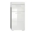 Produktbild: trendteam Unterschrank Spiegelschrank Badschrank Waschbeckenunterschrank Weiß 37x79x31cm