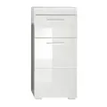 Produktbild: trendteam Badkommode Badezimmerschrank Badmöbel Amanda Weiß 37 x 79 cm