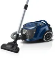 Produktbild: BOSCH Bodenstaubsauger Serie 6 BGC41X36, ideal für Allergiker, Hygiene-Filter, leise, 700 W, beutellos, 10 Jahre Motorgarantie, Hartbodendüse, XXL-Polsterdüse, blau