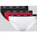 Produktbild: HUGO Slip mit elastischem Label-Bund im 3er-Pack in Rot, Größe XS