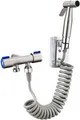 Produktbild: Edelstahl Bidet-Sprühgerät ,mit 2m Schlauch & Klemmmontage, bohrfrei