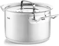 Produktbild: Fissler Kochtopf ORIGINAL-PROFI COLLECTION®, Edelstahl 18/10 (2-tlg), mit breitem Schüttrand, Kaltmetallgriffen. Made in Germany