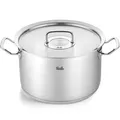 Produktbild: Fissler Original-Profi Collection/Edelstahl-Kochtopf (Ø 28 cm, 10 L) Töpfe inkl. Metall-Deckel, Innen-Skalierung, Made in Germany - Induktion