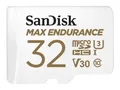 Produktbild: SanDisk Max Endurance microSDHC UHS-I U3 Speicherkarte + Adapter 32GB