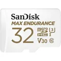 Produktbild: SanDisk Micro-SD-Karte Max Endurance, 32GB, bis 100 MB/s, UHS-I U3, SDHC