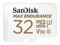 Produktbild: SanDisk Max Endurance microSDHC UHS-I U3 Speicherkarte + Adapter 32GB