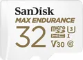 Produktbild: SanDisk Max Endurance microSDHC  Speicherkarte 32GB Kit + SD Adapter