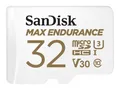 Produktbild: SanDisk Max Endurance R100/W40 microSDHC 32GB Kit, UHS-I U3, Class 10