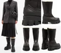 Produktbild: PRADA Monolith Boots Chunky-sole Leder Shearling Stiefel Schuhe Shoes Bnwt 36,5