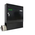Produktbild: AL Briefkastensysteme 1 x Basic Wand Briefkasten in RAL Farbe 9005 Tief Schwarz für Post A4, wetterfest, Artikelnummer: 431P1EA1ZFP9005