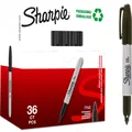 Produktbild: Sharpie Fein Rundspitze (Grau, Schwarz, 0.90 mm, 36 x) (2025040)