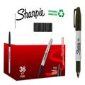 Produktbild: Sharpie Permanent Markers   Fine Point   Black   36 Count Black 36 Count Fine Ti