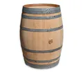Produktbild: Temesso 225l Weinfass, Barriquefass als Stehtisch - Holz geschliffen (Natur - unbehandelt)