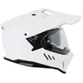 Produktbild: Simpson Xcursion Solid Motocross Helm, weiss, Größe L für Männer