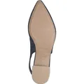 Produktbild: Tamaris Damen Pumps Leder Slingback Blockabsatz spitze Form 1-29500-42, Größe:37 EU, Farbe:Blau