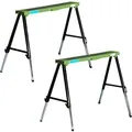 Produktbild: 2x Arbeitsbock höhenverstellbar bis 91 cm Unterstellbock Stützbock Klappbock Gerüstbock