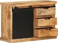 Produktbild: vidaXL Sideboard 80x30x55 cm Massives Raues Mangoholz