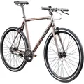Produktbild: Galano Blade Fixie Bike für Damen und Herren 165-195 cm Singlespeed Fahrrad Retro 28 Zoll viele Größen Urban Bikes mit Flipflop Nabe Rennrad City (raw, 56 cm)