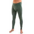 Produktbild: HERMKO 3540 Herren Lange Unterhosen mit Eingriff und Weichbund aus 100% Bio-Baumwolle in Feinripp, Größe:D 14 = EU 8XL, Farbe:Olive