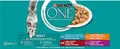 Produktbild: (€ 10,57/kg) Purina ONE Adult Mixpaket in Sauce (40 x 85 g) Fisch Rind Huhn Lamm