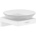 Produktbild: hansgrohe AddStoris Seifenhalter 41746700 Wandmontage, Glas, Metall, mattweiß