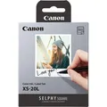 Produktbild: Canon Original XS-20L Farbbandkassette (C/M/Y) und Papier-Kit 72x85mm - 20 Blatt für Selphy Square QX10 4119C002