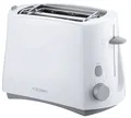 Produktbild: Cloer Toaster 331, 2 Scheiben, Weiß, 825W, Brötchenaufsatz, Krümelschublade