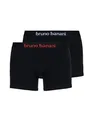 Produktbild: bruno banani - Flowing - Short - 2er Pack (5 Schwarz (Rot/Weiß))
