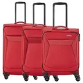 Produktbild: Travelite Chios - 4-Rollen-Trolley Set 3tlg. (rot)