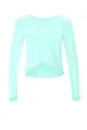 Produktbild: Winshape Damen Functional Light and Soft Cropped Long Sleeve Top Aet131ls Mit Overlap-Applikation Yoga-Shirt, Delicate-Mint, S EU