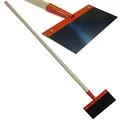 Produktbild: Stoßscharre 30 cm mit montiertem Stiel Betonschaber Eisstößer Scharre Schaber Beton Eis Enteiser Betonscharre Eisscharre mit Stiel ca 1300 x 35 mm Stoßer Stößer Eisschaber