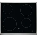 Produktbild: AEG - HK624000XB - Einbau-Glaskeramik-Kochfeld - Edelstahl - 60 cm - Schwarz