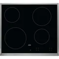 Produktbild: AEG HK624000XB Einbau-Halogen-Kochplatte, Schwarz, 1200 W, Rund, 14,5 cm