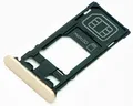 Produktbild: handywest für Sony Xperia X F5121 SIM Karte Halter Tray Slot SIM Holder Micro-SD Memory Gold
