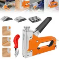 Produktbild: 3in1 Handtacker Set 3000 Klammern Türnägel/T-Nägel/U-Nägel Tacker für Holz DIY
