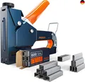 Produktbild: Presch Handtacker Set inkl. 600 Klammern | Robuster 3-in1 Metall für Holz,