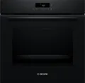 Produktbild: Bosch HBA572BB4  Einbaubackofen, 60 cm breit, 71 L, Pyrolyse, TouchControl, 6 Heizarten, 10 Automatikprogramme, schwarz