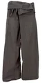 Produktbild: Thai Fischerhose aus gestreiftem Webstoff, loose fit Baumwoll Wickelhose, weite