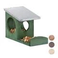 Produktbild: Eichhörnchen Futterhaus zum Aufhängen Eichhörnchenhaus Kobel Futterstation Holz