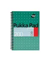 Produktbild: Pukka Jotta Notizblock, A5, 80 g/m², liniert mit Rand, Spiralbindung, 200 Seiten, 100 Blatt – Farbe: Metallic