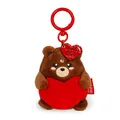 Produktbild: Legami - Schlüsselanhänger Super Soft! Teddy Bear Motiv, Plüsch-Schlüsselanhänger, Anhänger mit eingravierter Botschaft und Karabinerhaken aus Zink, 7x11 cm