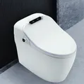 Produktbild: Luxus LED Dusch-WC Automatik Toilette Smart Toilet WC Beheizbar Anal Dusche+Fön 2024