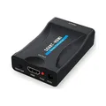 Produktbild: Hama Scart zu HDMI Konverter Adapter für TV, VHS & Retro-Gaming 00121775 mit OVP