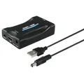 Produktbild: Hama Scart to HDMI Converter (Scart HDMI adapter for TV, converter from analog v
