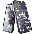 Produktbild: adidas EX7971 Hülle Entwickelt für iPhone 12 / iPhone 12 Pro 6.1, Fallgeprüfte Hüllen, stoßfeste erhöhte Kanten, Original Snap Case Schutzhülle, Blumen/Lila/Marine