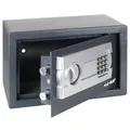 Produktbild: HMF Safe Tresor für Zuhause, Hotel oder Büro, Möbeltresor mit Zahlenschloss für DIN A5 Dokumente | 31 x 20 x 20 cm | Anthrazit