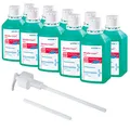 Produktbild: 10x 500 ml Schülke Desderman Händedesinfektionsmittel Desinfektionsmittel, + 1x Dosierpumpe