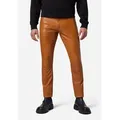 Produktbild: RICANO Lederhose No. 3 TR – Slim Fit Lederhose aus Lamm Leder im 5-Pocket-Stil braun 33